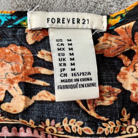 *SOLD* Forever 21 | Light colourful printed kimono - Picture 5 of 7